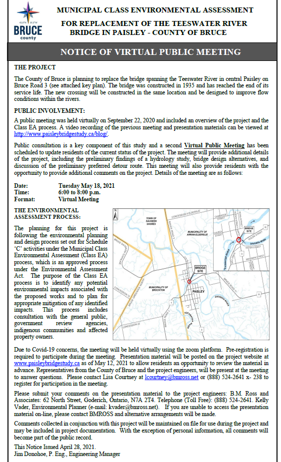 Bridge meeting notice