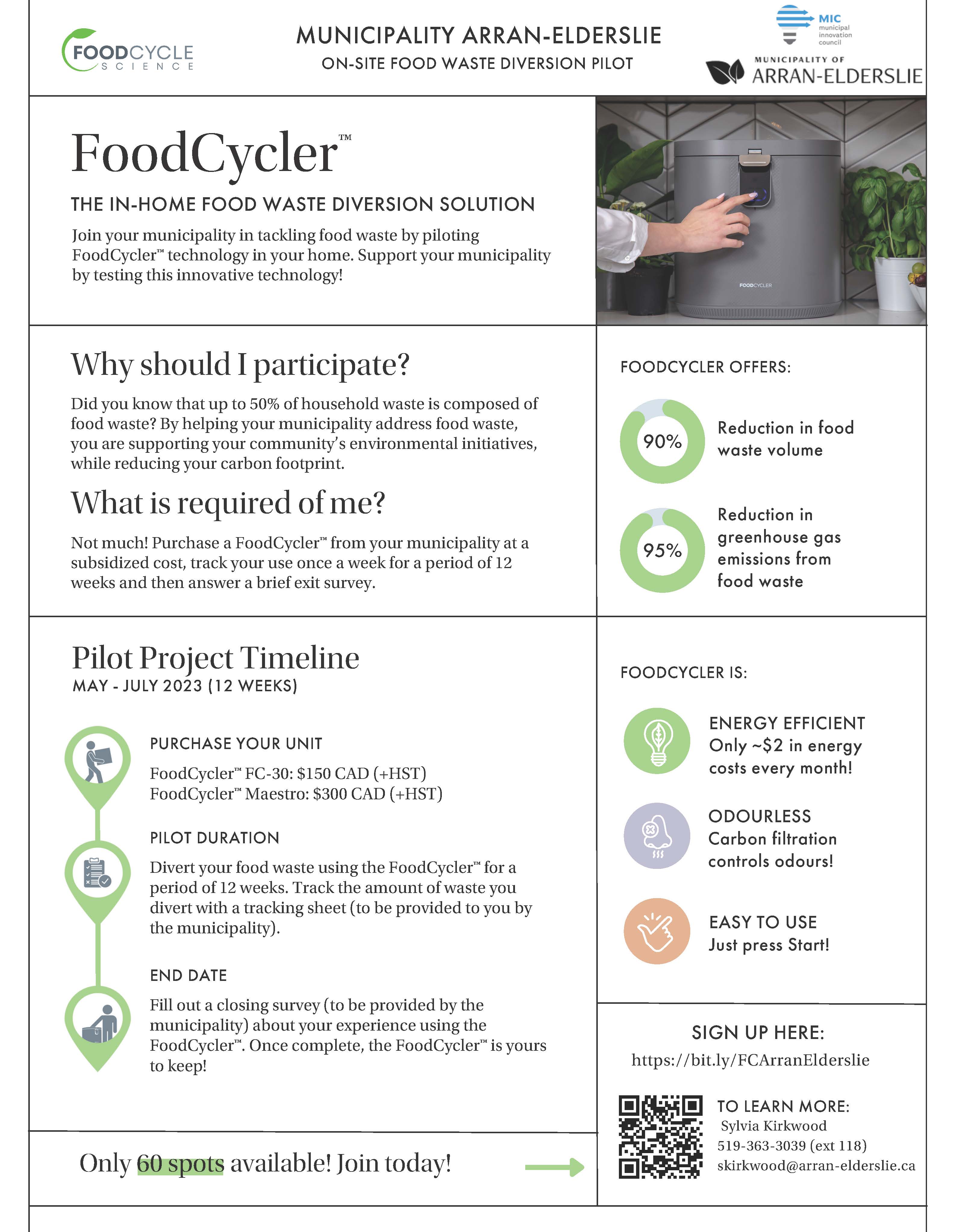Food Cycler Polit Program Flyer