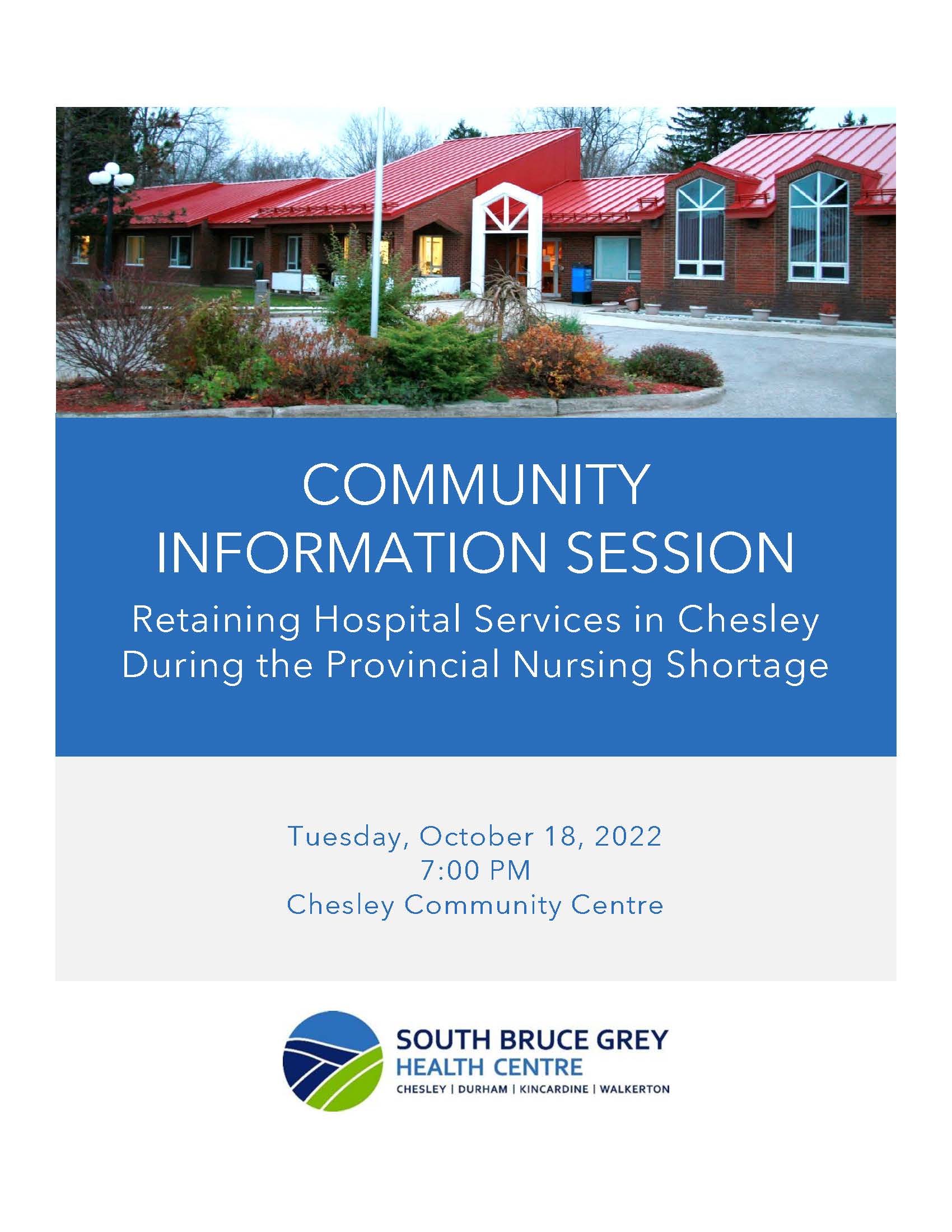 Community Information Session October 18 2022