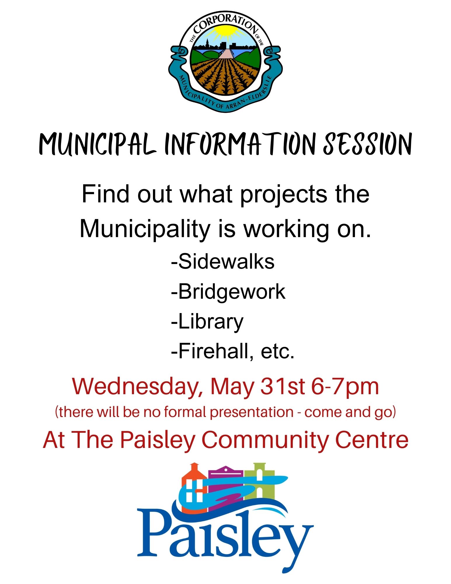 May 31 2023 Municipal Information Session