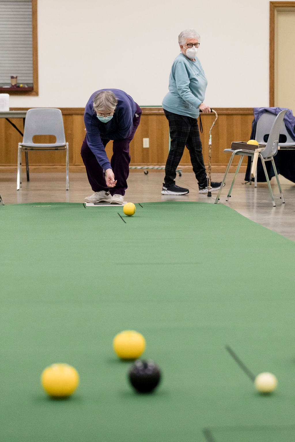 Carpet bowling Carpet bowling